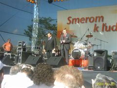 Paroubek s Ficem na pódiu: Nejlepší premiérové?