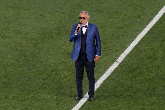 Zahajovací ceremoniál Euro 2020 v Římě - Andrea Bocelli