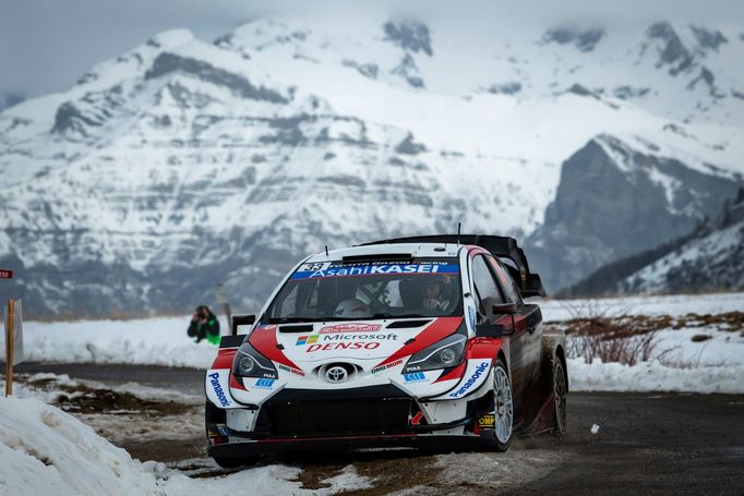 Elfyn Evans, Toyota na trati Rallye Monte Carlo 2020