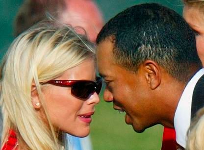 Tiger Woods a Elin Nordgrenová