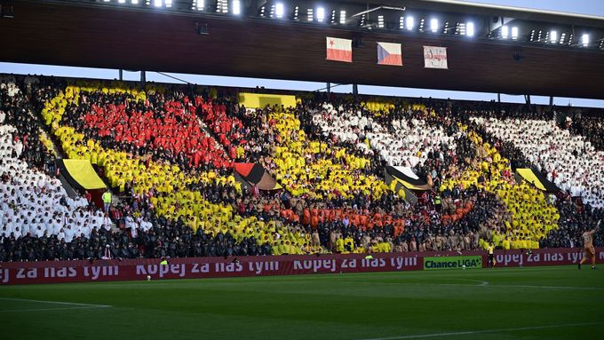 Choreo v utkání Slavia - Karviná