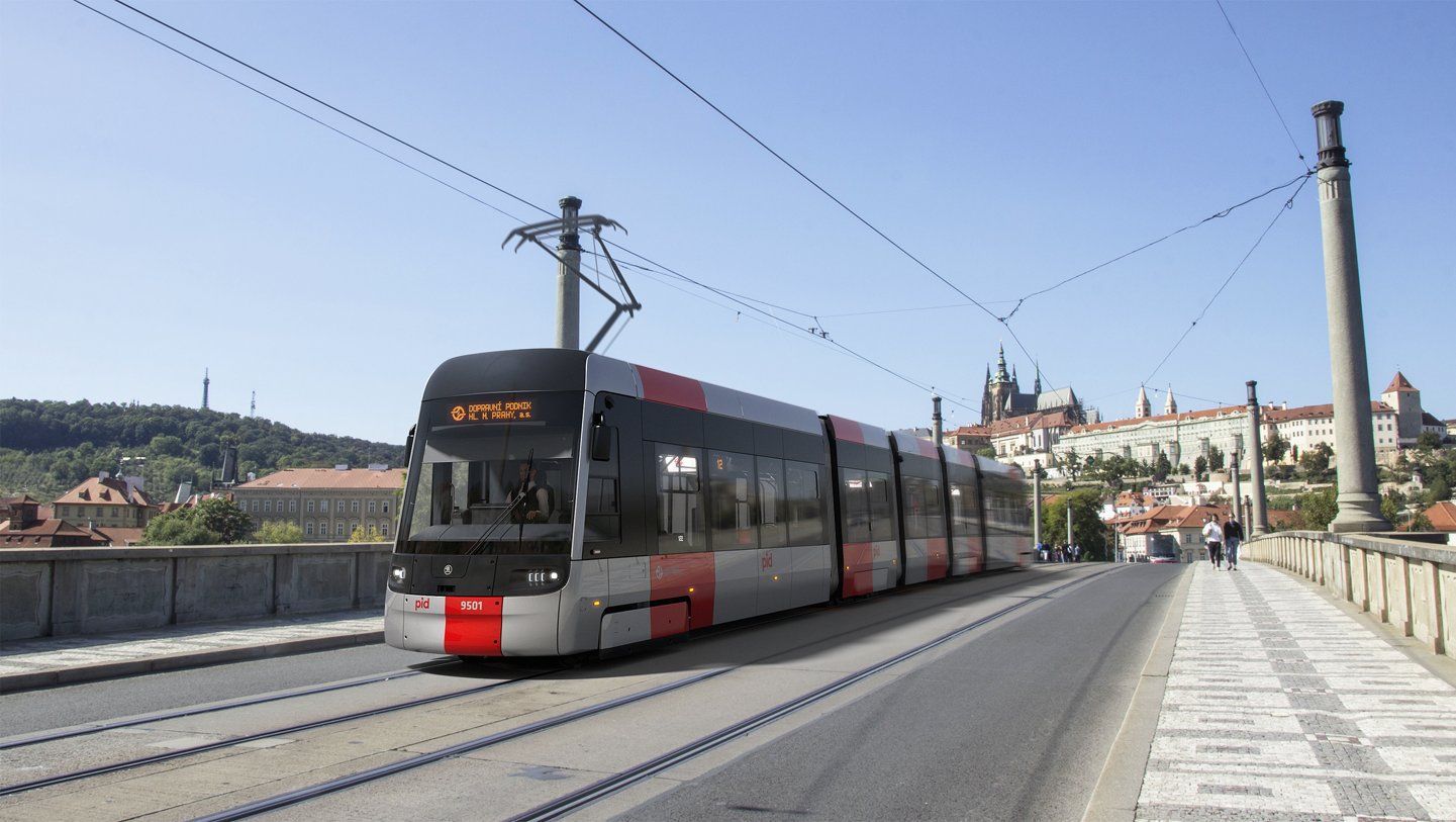 Tramvaj Škoda ForCity Plus Praha 52T