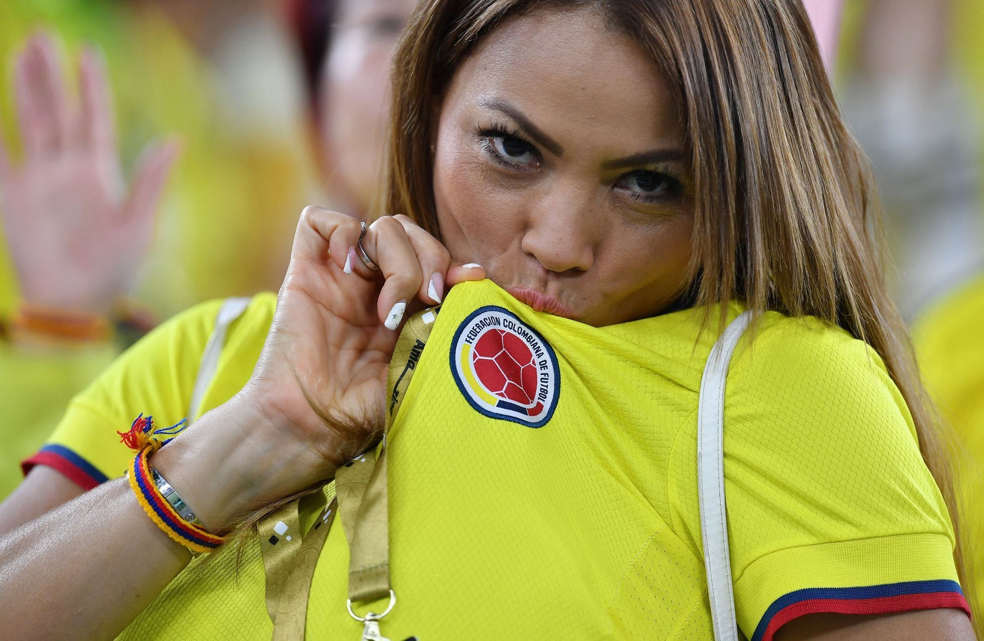 Fanynka Kolumbie na MS 2022