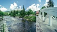 Kde jinde začít než u Harrachovy cesty, vůbec nejstarší značené turistické trasy v Krkonoších. Začíná v centru města u Bílého mostu přes Labe.