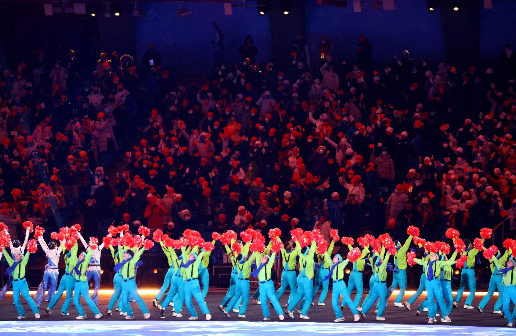 Slavnostní zahájení ZOH 2022 v Pekingu - úvod