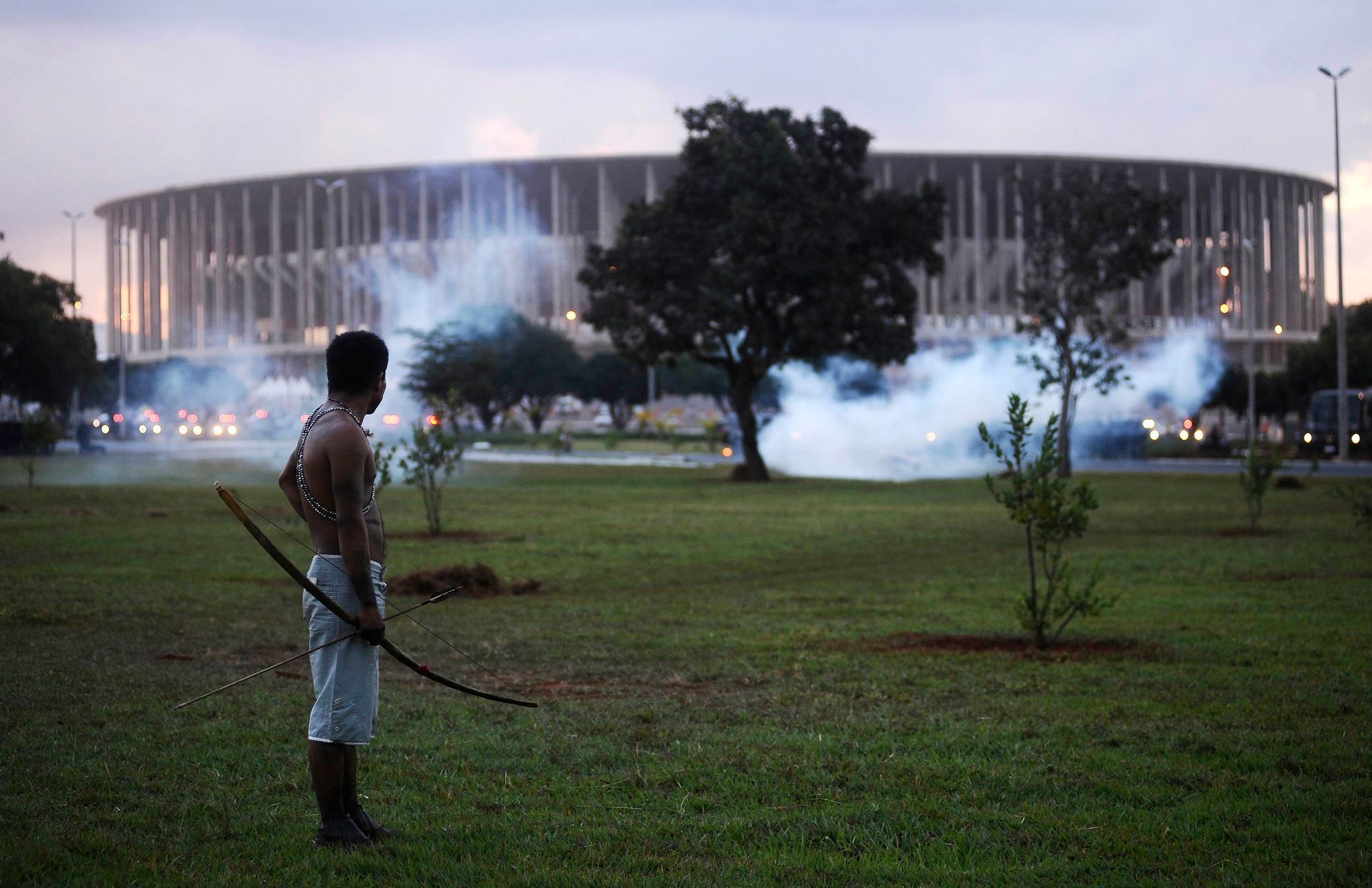 Brazílie - demonstrace proti MS ve fotbale