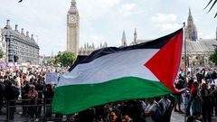 Palestina Action, Velká Británie, Londýn, demonstrace, shromáždění, protest, policie