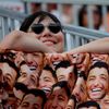 Fanynka pilota McLarenu Daniela Ricciarda ve VC Miami formule 1 2022