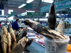 Rybí trh v Rize.