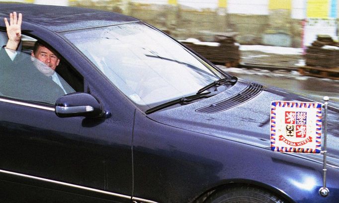 Automobil prezidenta ČR Václava Havla, který byl užitý při jeho návštěvě Brna v roce 2001.