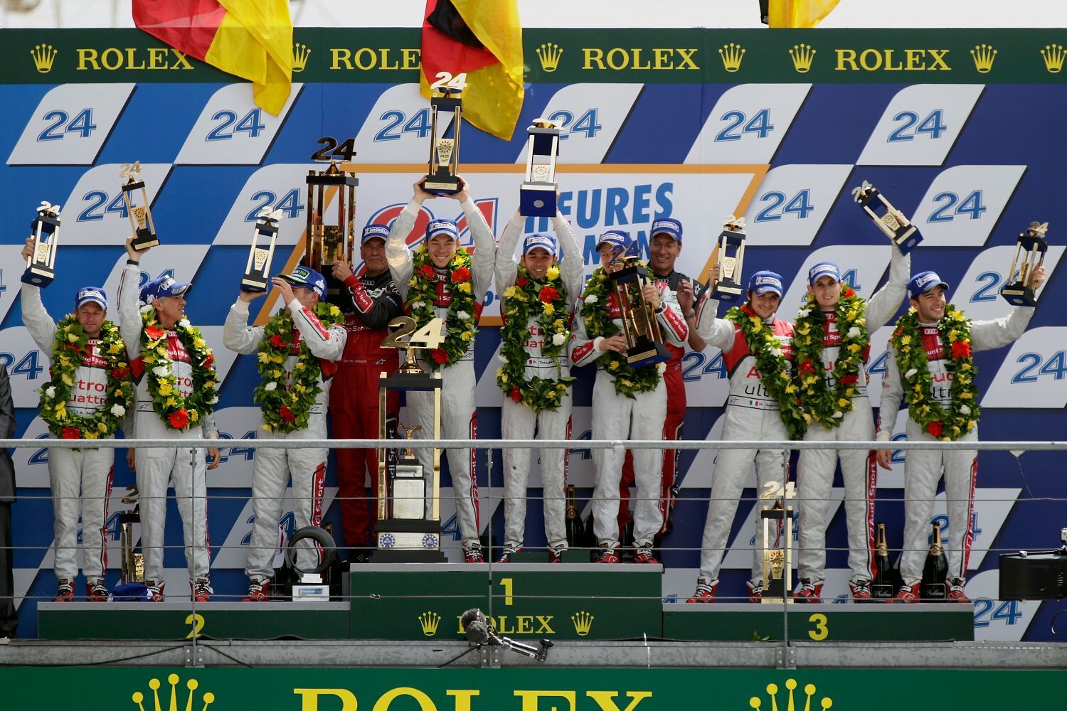 Audi na stupních vítězů, Le Mans 2012