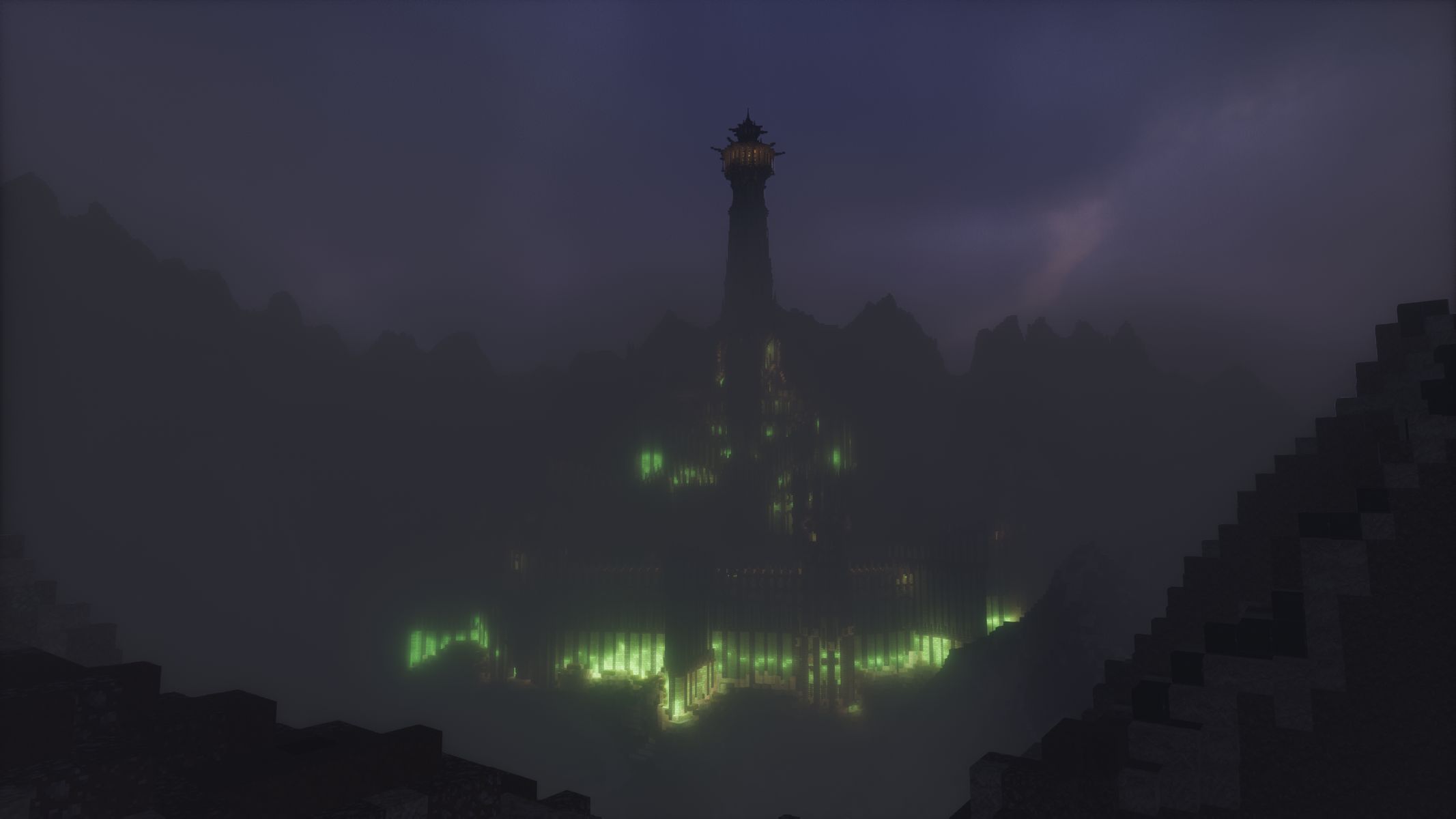 Minecraft, Středozem, Pán prstenů, Middle earth, MCME, Tolkien