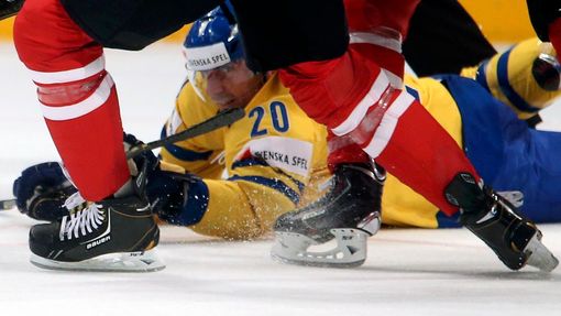 Hokej, MS 2013, Kanada - Švédsko: Joel Lundqvist (20)