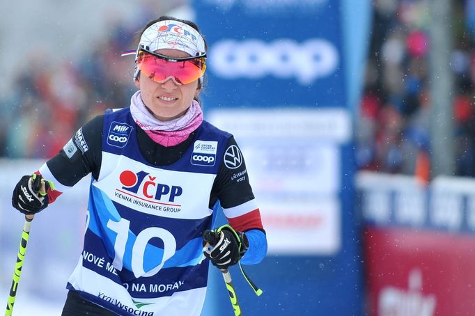 SP v běhu na lyžích NMnM (2020), stíhačka žen: Kateřina Razýmová.