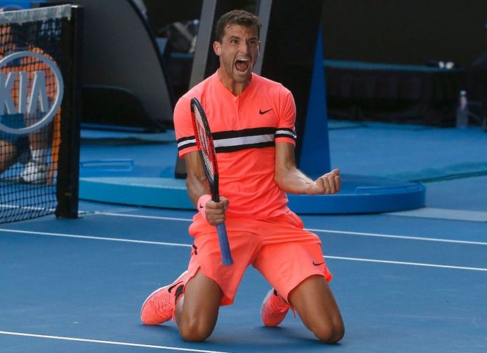 Australian Open 2018, pátý den (Grigor Dimitrov)