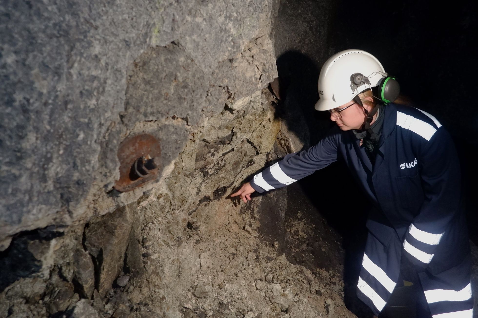 Kiruna důl železo SÚRAO Švédsko