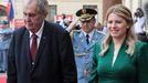 Zuzana Čaputová a Miloš Zeman