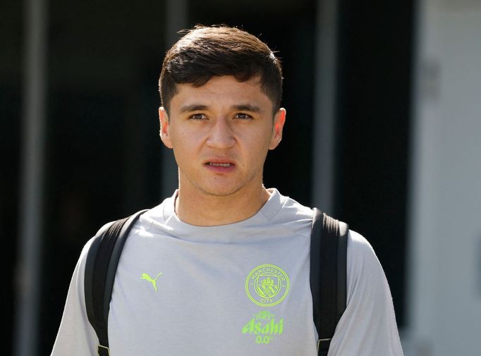 Abdukodir Chusanov na MS klubů 2025 s Manchesterem City