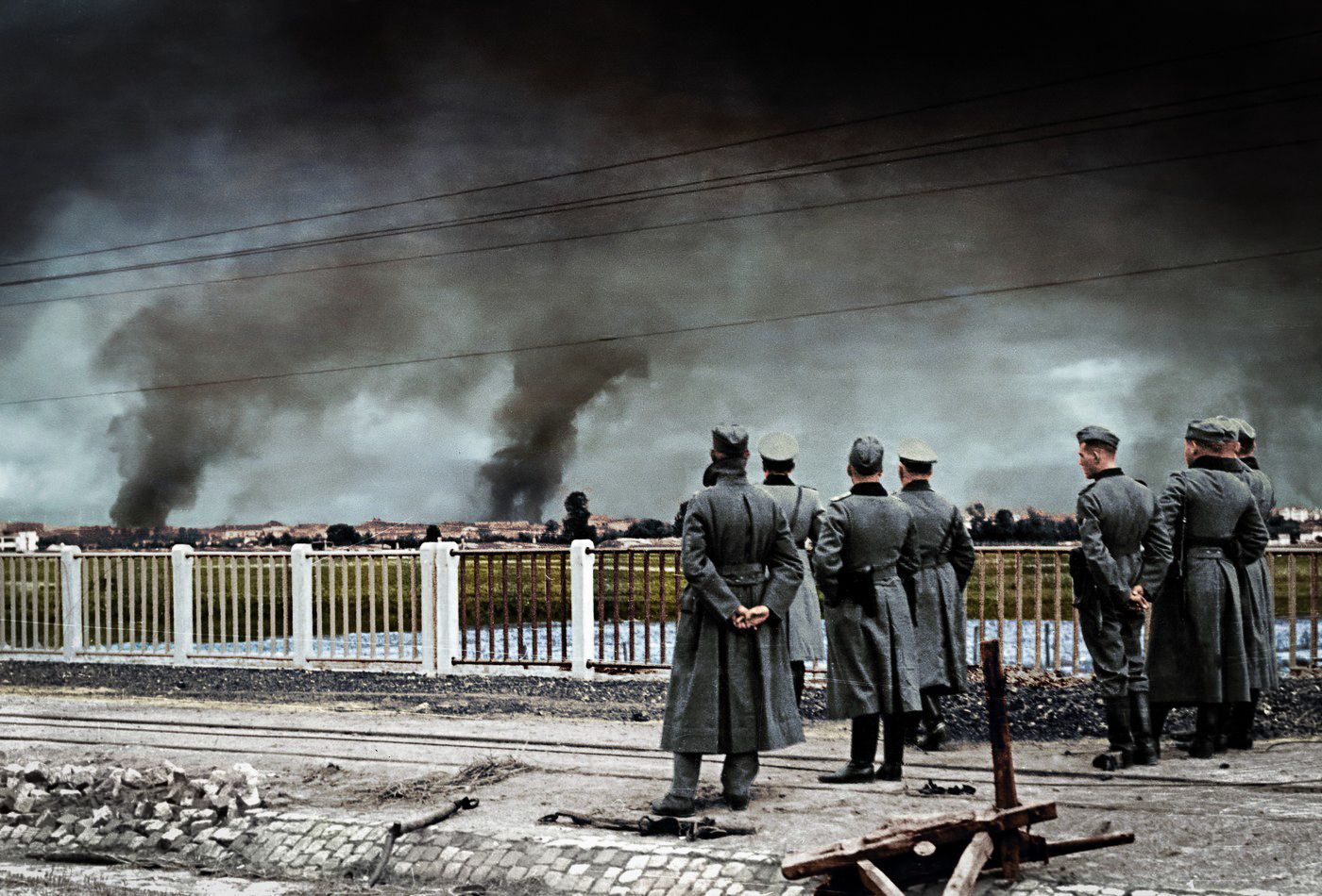 Varšava, 1939, dobytí, Německo, invaze, válka, Zahraničí