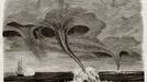 Waterspouts old illustration Waterspouts old illustration. By unidentified author, published on Magasin Pittoresque, Paris, 1842