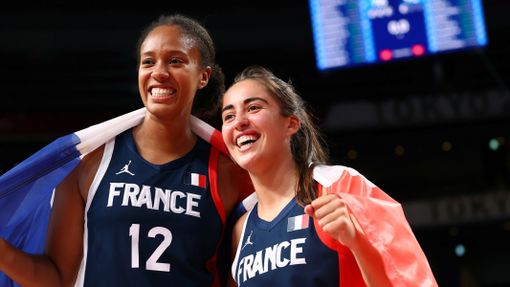 Basketbalistky Francie si odvezou z Tokia bronz, v souboji o třetí místo porazily Srbky.
