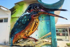 Trash Art: Pouliční umění vytvořené z odpadků