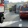 Jižní spojka je neprůjezdná. Vysypal se tam kamion