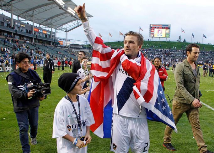 David Beckham se loučí s Los Angeles Galaxy obhajobou mistrovského titulu