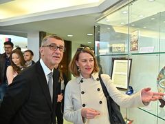 Andrej Babiš s bývalou vedoucí Úřadu vlády Tünde Bartha, kterou by si vybral za kancléřku. 