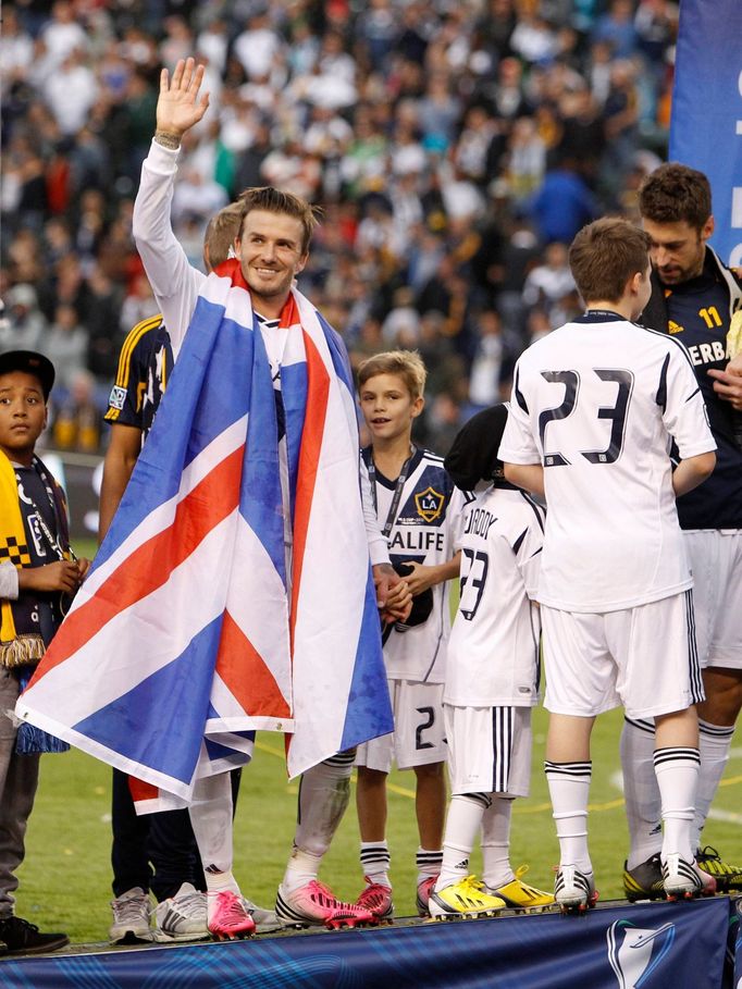 David Beckham se loučí s Los Angeles Galaxy obhajobou mistrovského titulu