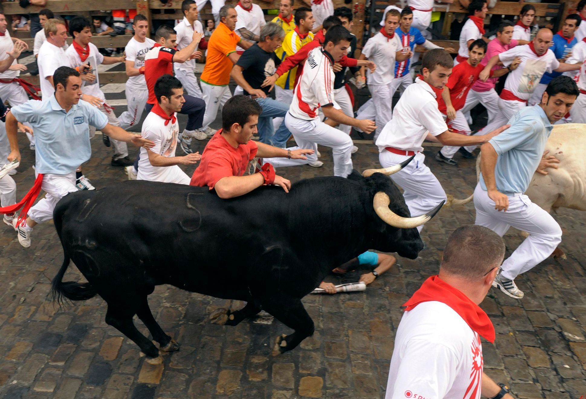 Pamplona: běh býků