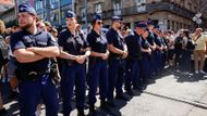 Maďarsko, Budapešť, Pride pochod, policie