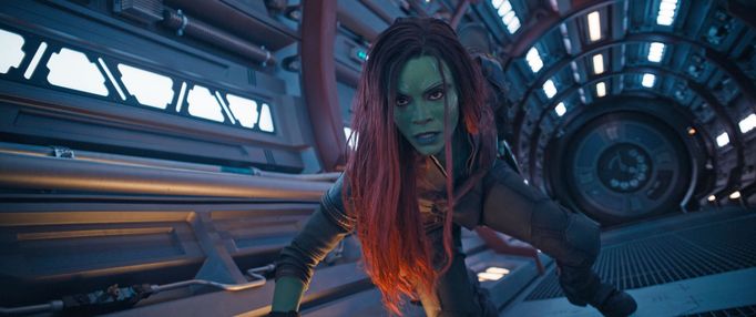 Zoe Saldana jako Gamora.