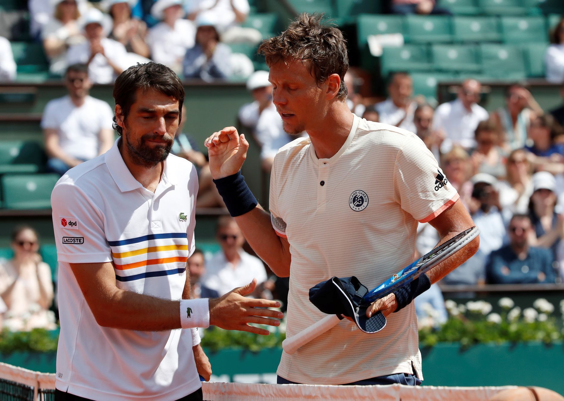 tenis, French Open 2018, Jeremy Chardy, Tomáš Berdych, 1. kolo