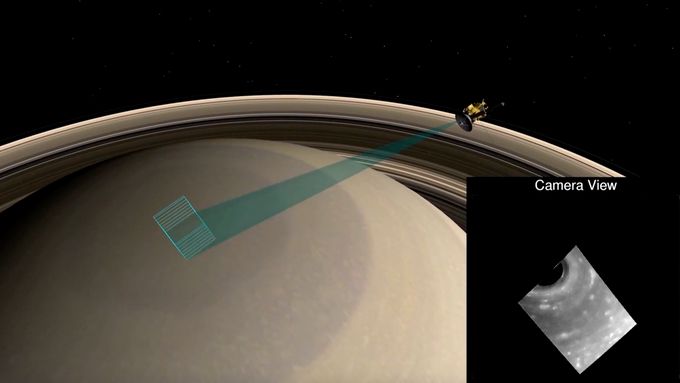 NASA natočila povrch Saturnu