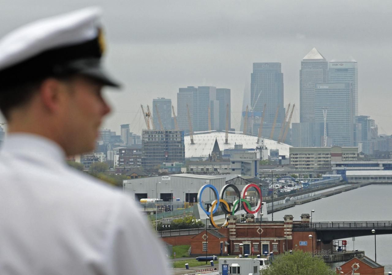 Vojenské cvičení před olympiádou v Londýně
