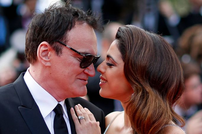 Quentin Tarantino se svou manželkou Danielle Pickovou.