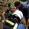 Tour de France 2017, 9. etapa: Jesus Herrada po pádu