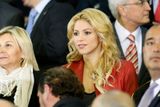 Finálovému utkání přihlížela také přítelkyně stopera Barcelony Gerarda Piqueho, zpěvačka Shakira.