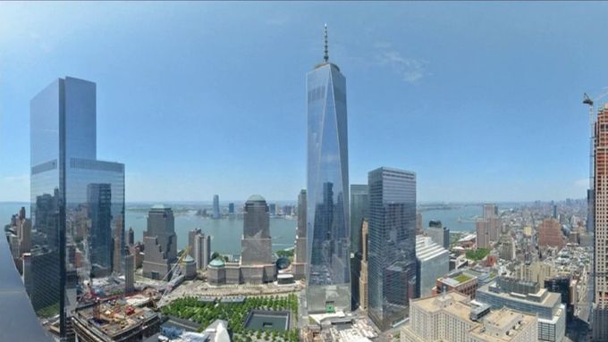 One World Trade Center je 4. nejvyšší budova na světě. Její základy jsou v blízkosti Světového obchodního centra, které spadlo po útoku v roce 2001.