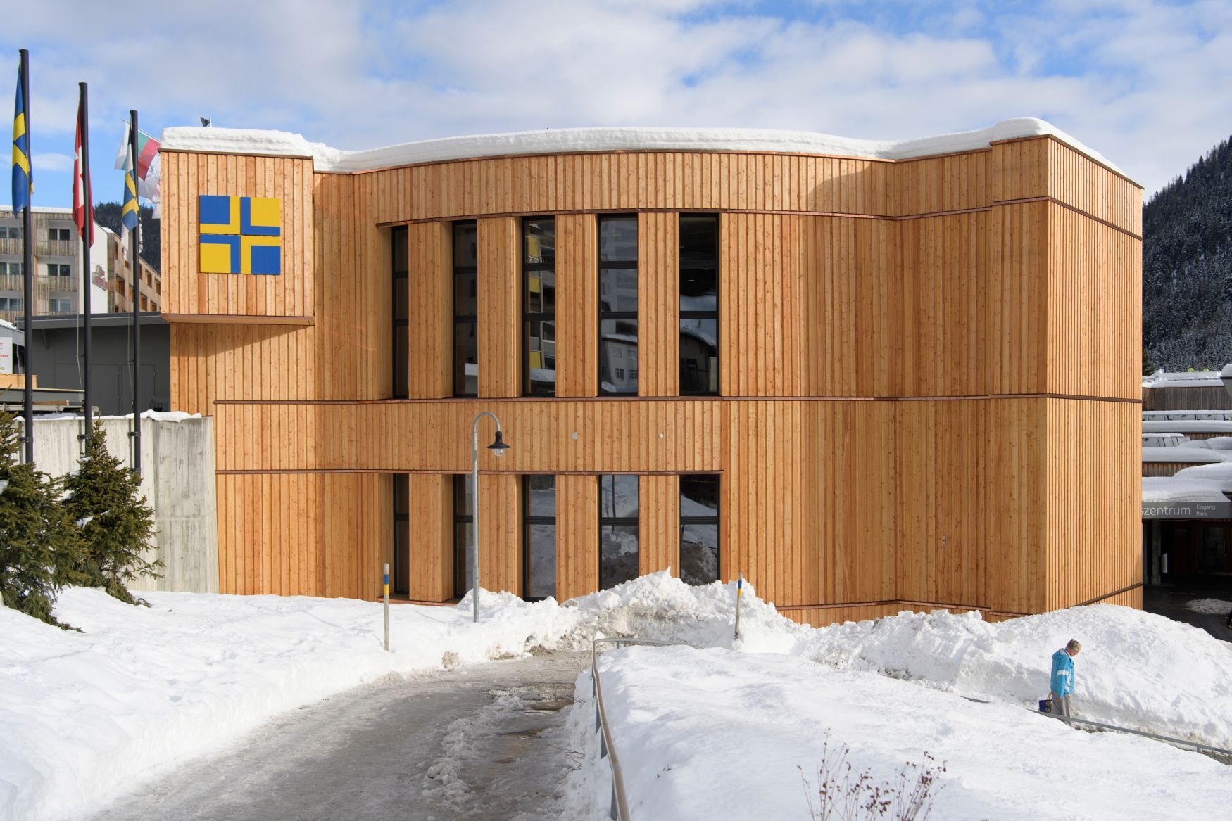Zasněžený Davos