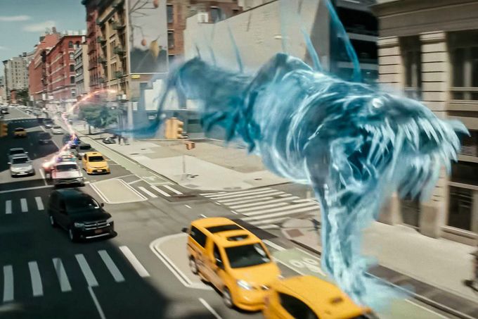 Záběr z hollywoodského filmu "Krotitelé duchů: Říše ledu" (Ghostbusters: Frozen Empire), který se začne v kinech v USA promítat od 22. 3. 2024.