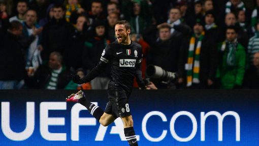 Liga mistrů: Celtic Glasgow - Juventus: Claudio Marchisio