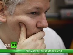 Julian Assange při své talk-show
