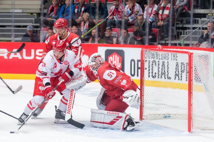 Jiří Polanský v zápase proti Lausanne (Liga mistrů 2019)