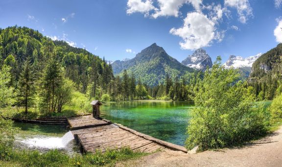 The man-made Schiederweiher lake in Hinterstoder with its clear water will amaze every traveler.