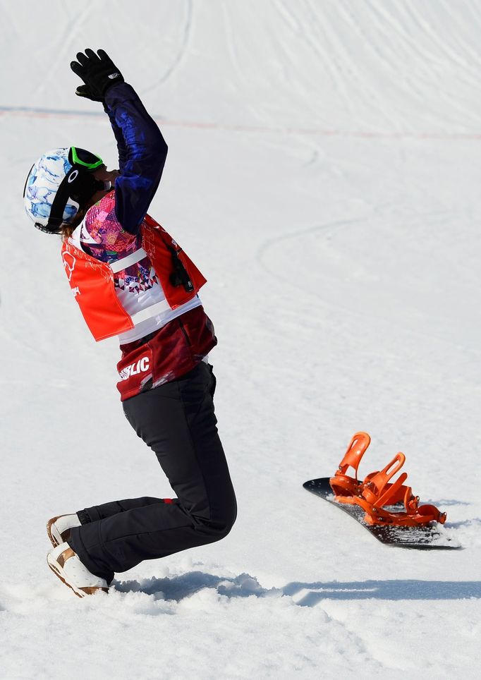 Soči 2014, snowboardcross: Eva Samková slaví olympijské zlato