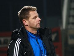 Trenér Baníku Ostrava Radim Kučera