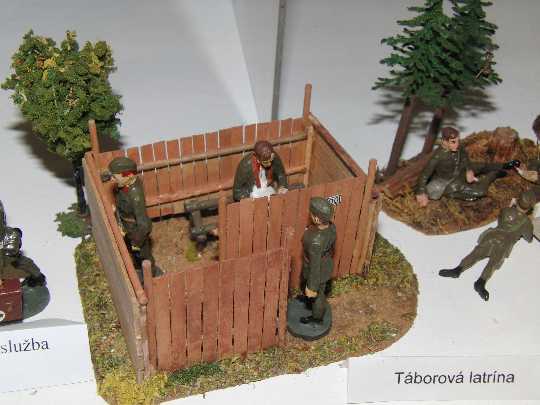 Vojáčci a modely vojenské techniky Lubora Šušlíka