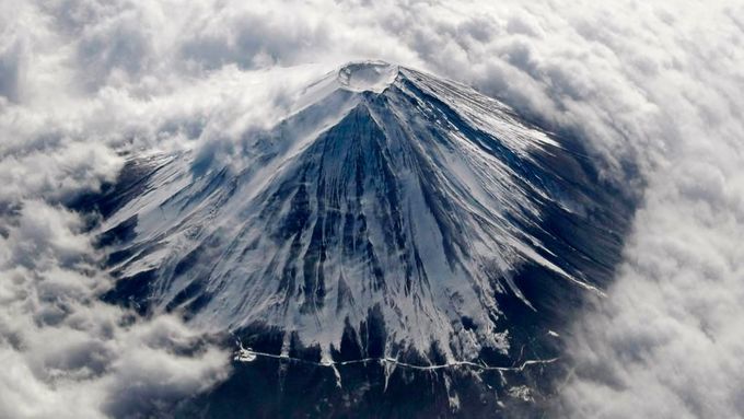 Jedno z japonských lákadel: hora Fuji.